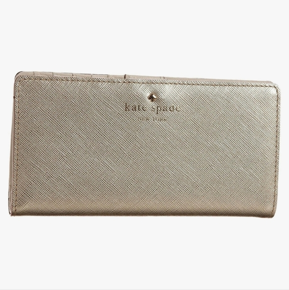 kate spade Handbags - Kate Spade Golden  "Mikas Pond Stacy" Wallet